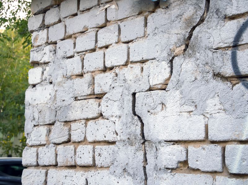 Brick Wall Repair in Wimberley, TX