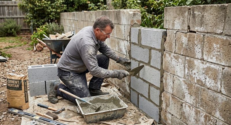 Cement Block Repair in Dripping Springs, TX