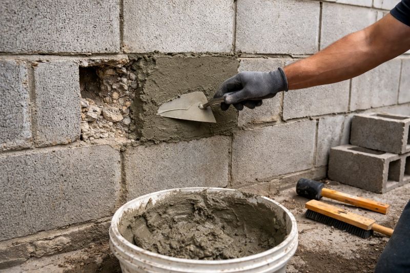 Concrete Block Repair in Dripping Springs, TX