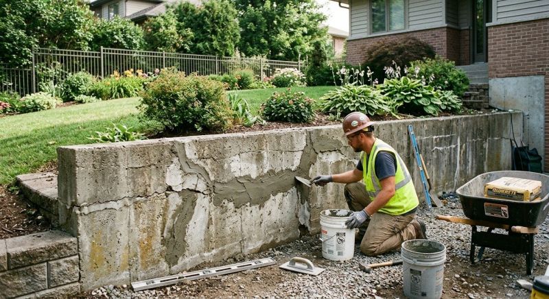Retaining Wall Repair in Horseshoe Bay, TX