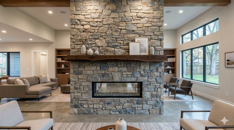 Stone Chimney Installation in Blanco, TX