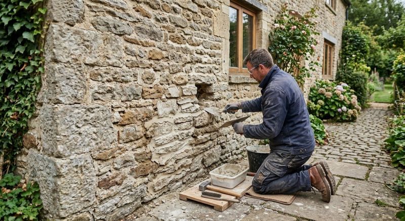 Stone Masonry Repair in Buda, TX