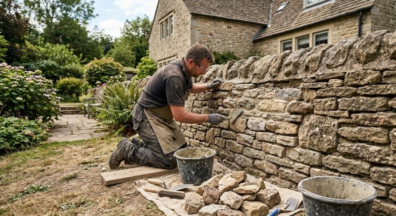 Stone Masonry Repair in Horseshoe Bay, TX