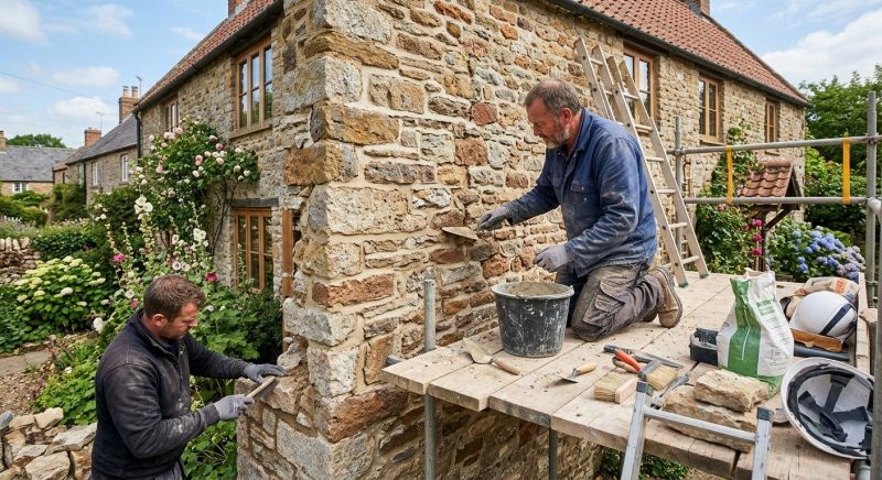 Stone Masonry Repair in Horseshoe Bay, TX