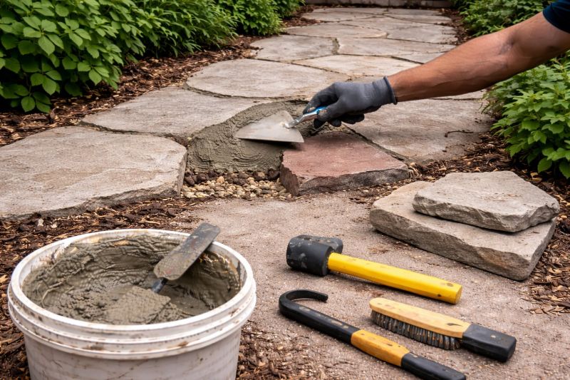 Stone Masonry Repair in Leander, TX