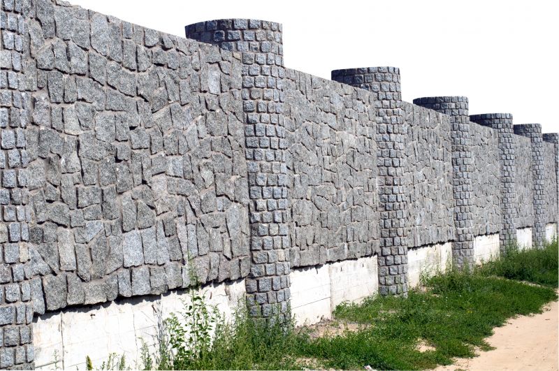 Stone Wall Repair in Horseshoe Bay, TX